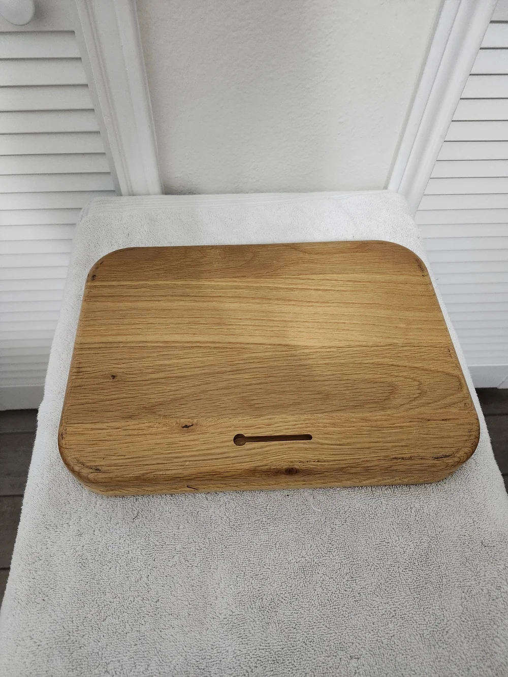 Limited # 3 Edition Oak Display Tray with Chrome Wrench Set - Brown